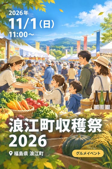 浪江町収穫祭 2026