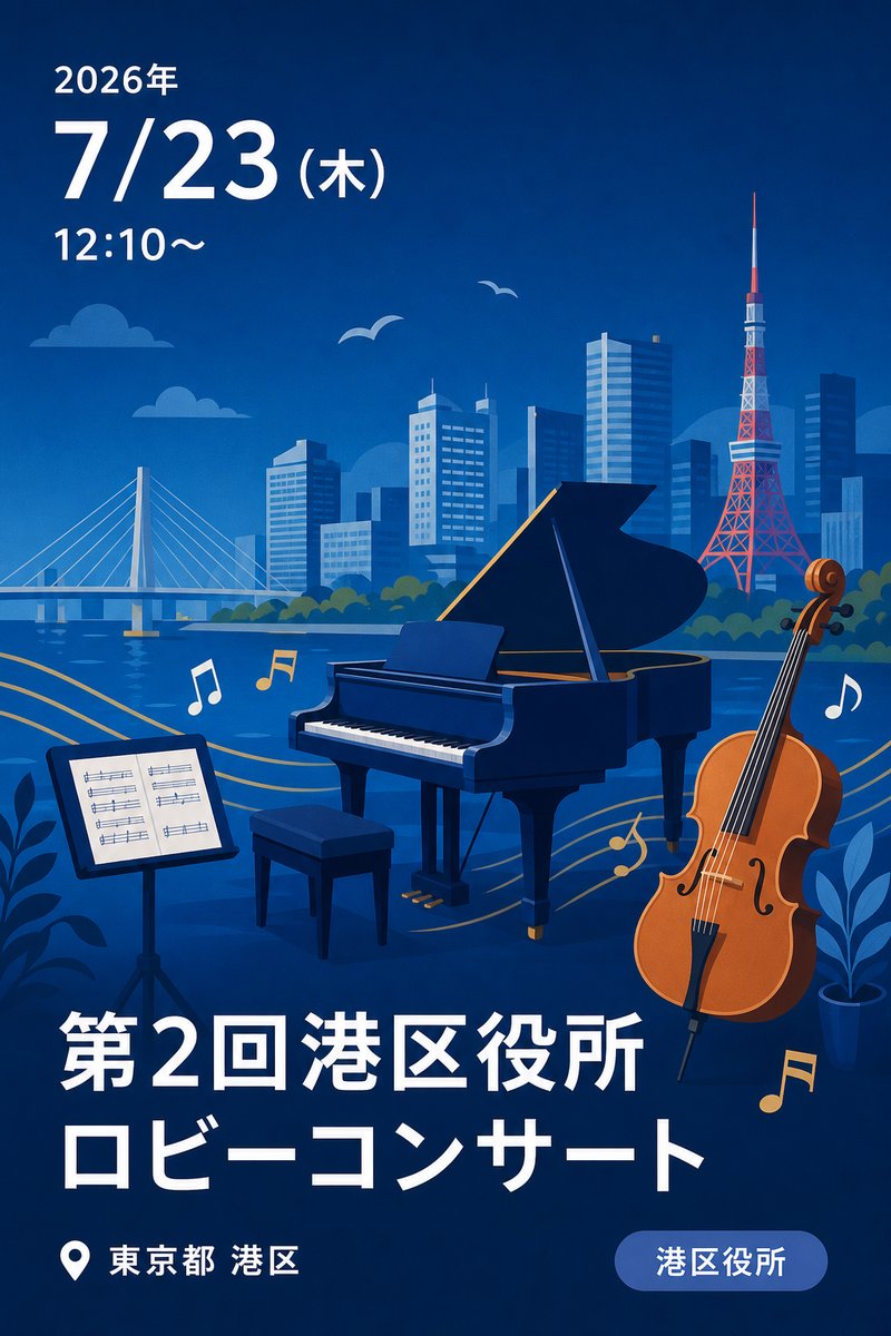 第2回港区役所ロビーコンサート