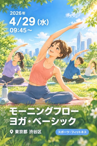モーニングフローヨガ・ベーシック