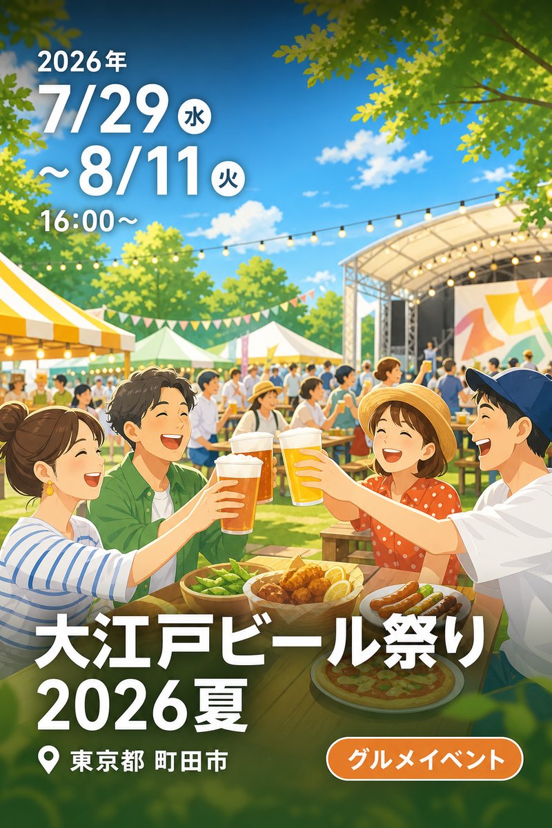 大江戸ビール祭り2026夏