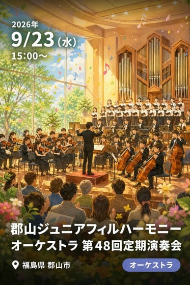 郡山ジュニアフィルハーモニーオーケストラ 第48回定期演奏会