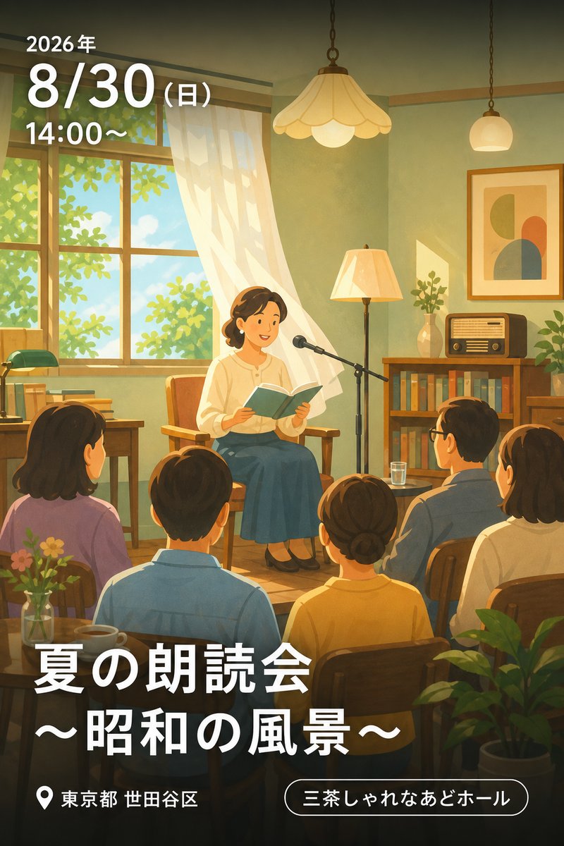 夏の朗読会 〜昭和の風景〜