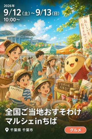 全国ご当地おすそわけマルシェinちば