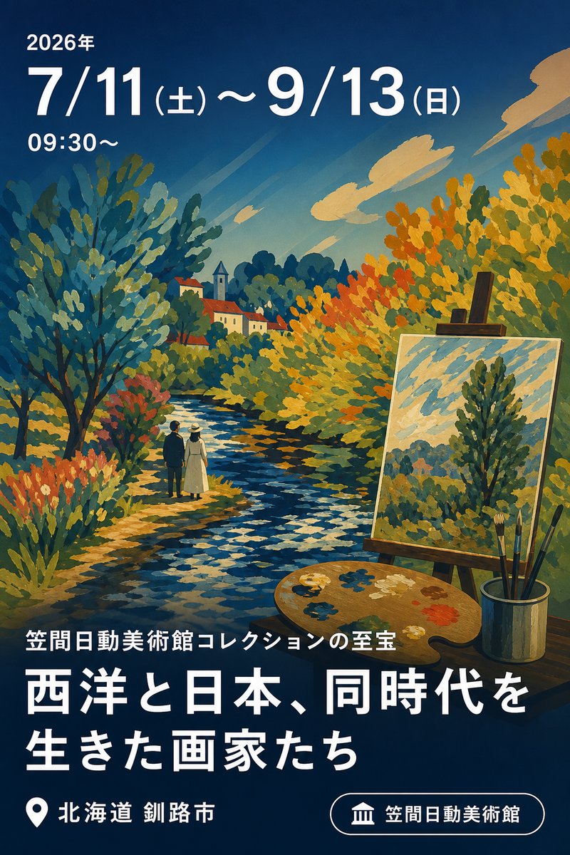 笠間日動美術館コレクションの至宝 西洋と日本、同時代を生きた画家たち