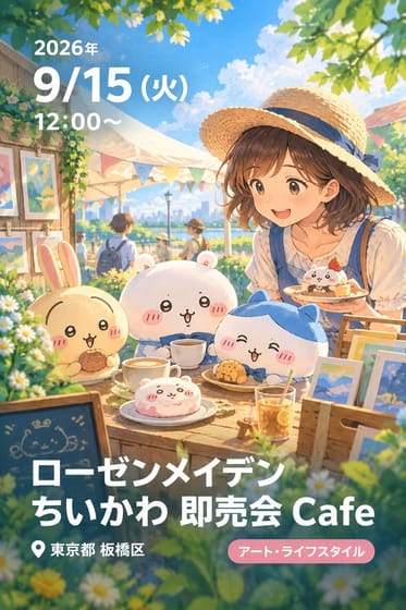 ローゼンメイデン ちいかわ 即売会 Cafe