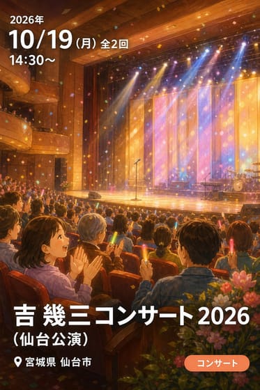 吉幾三コンサート 2026 (仙台公演)
