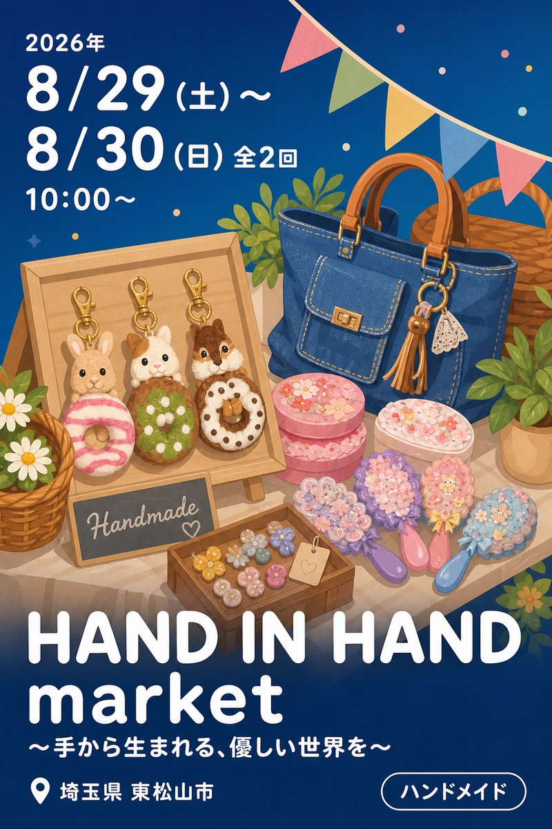 HAND IN HAND market 〜手から生まれる、優しい世界を〜