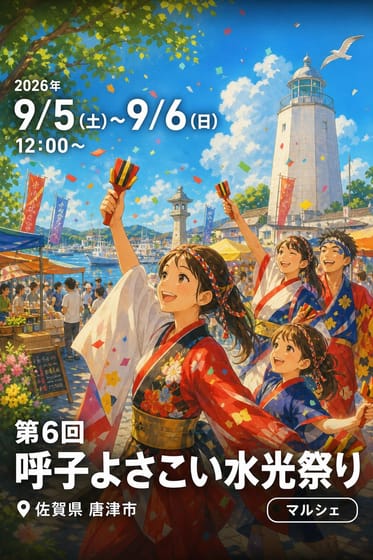 第6回 呼子よさこい水光祭り