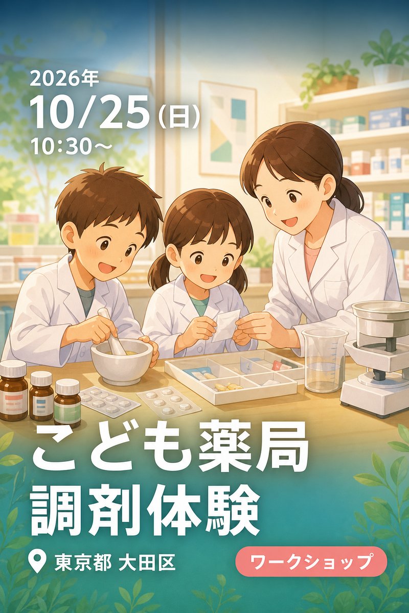 こども薬局調剤体験