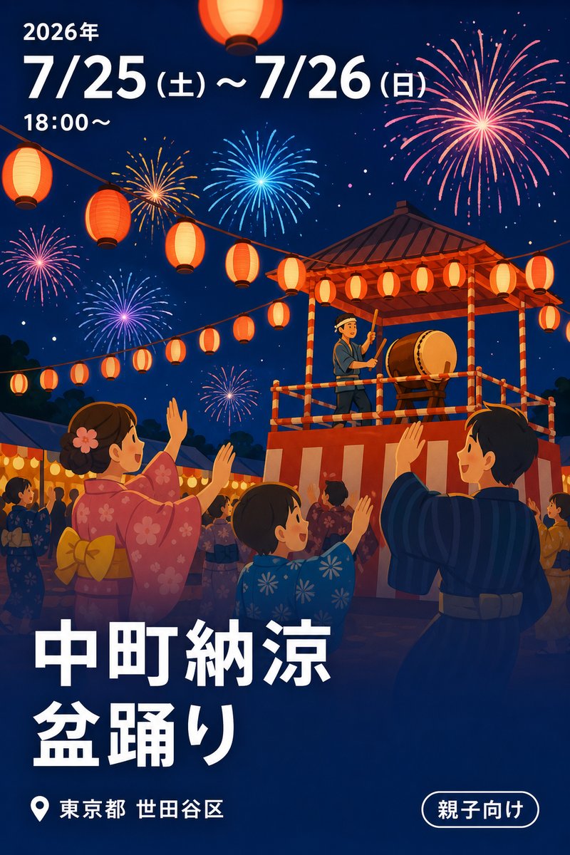 中町納涼盆踊り