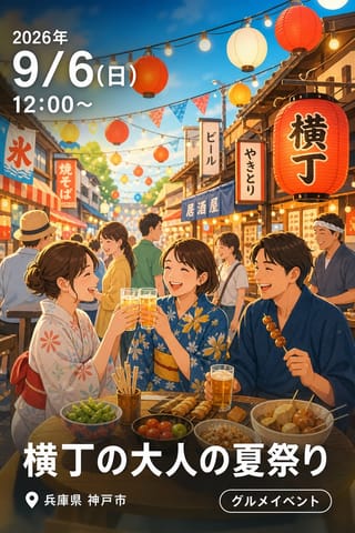 横丁の大人の夏祭り