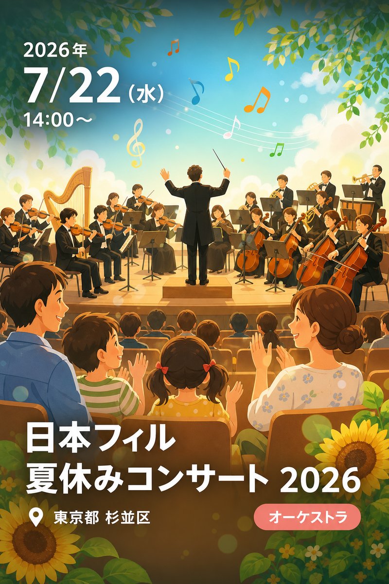 日本フィル 夏休みコンサート 2026