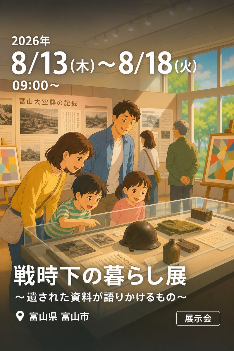 戦時下の暮らし展 〜遺された資料が語りかけるもの〜