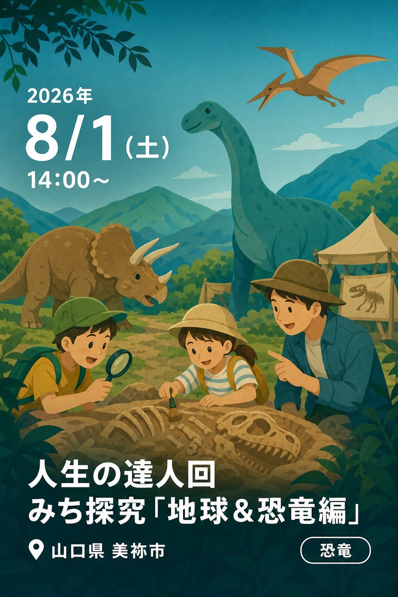人生の達人回 みち探究「地球＆恐竜編」
