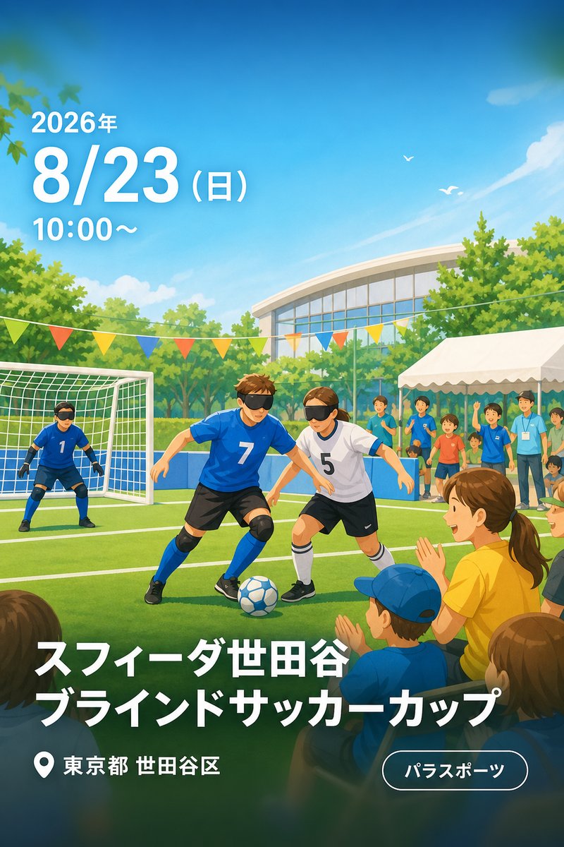 スフィーダ世田谷ブラインドサッカーカップ