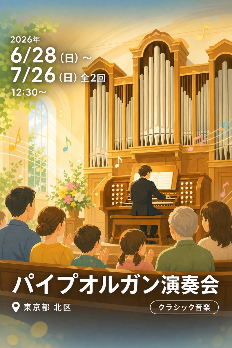 パイプオルガン演奏会