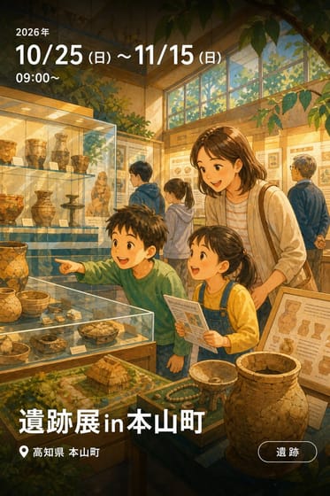 遺跡展in本山町
