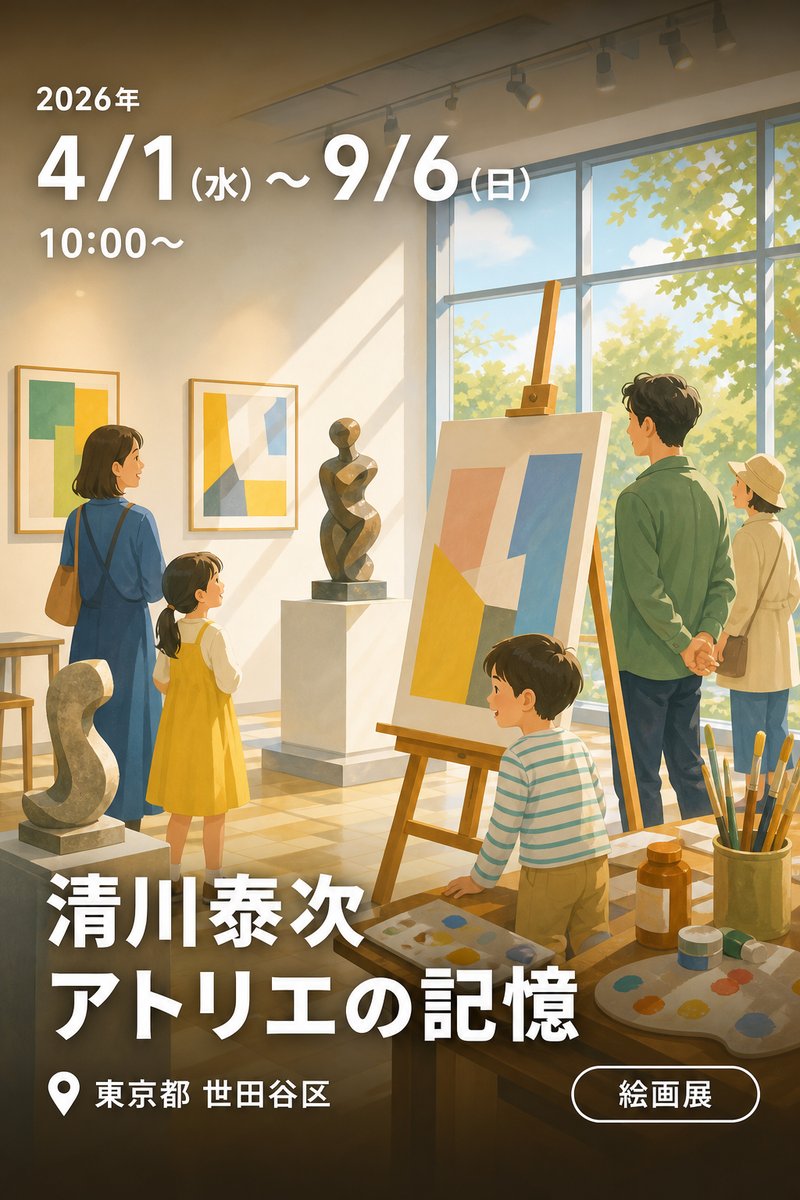 清川泰次 アトリエの記憶