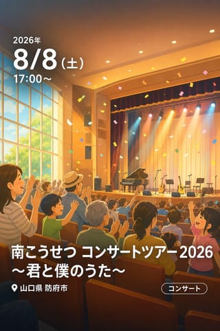 南こうせつ コンサートツアー2026 〜君と僕のうた〜