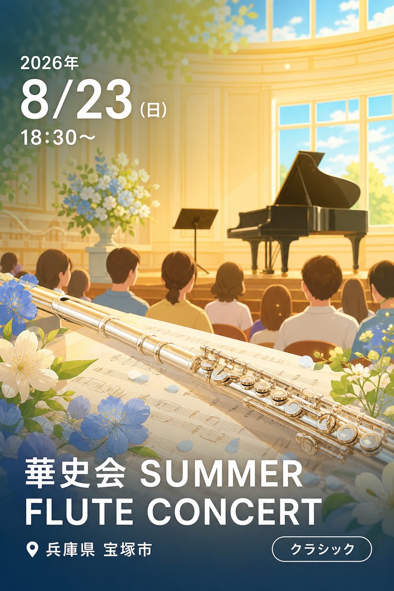 華史会 SUMMER FLUTE CONCERT