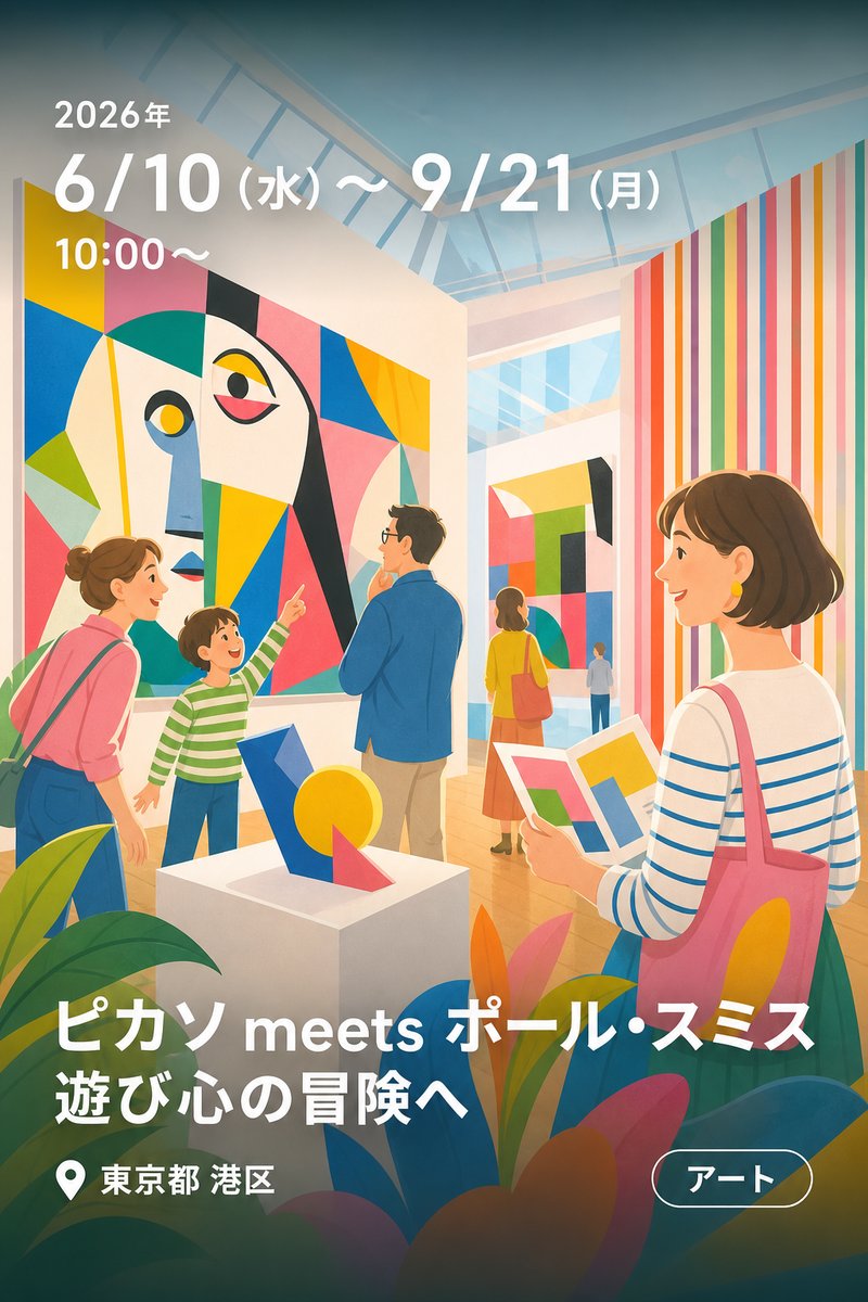 ピカソ meets ポール・スミス 遊び心の冒険へ