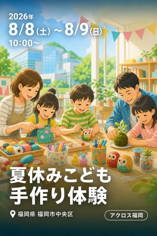 夏休みこども手作り体験
