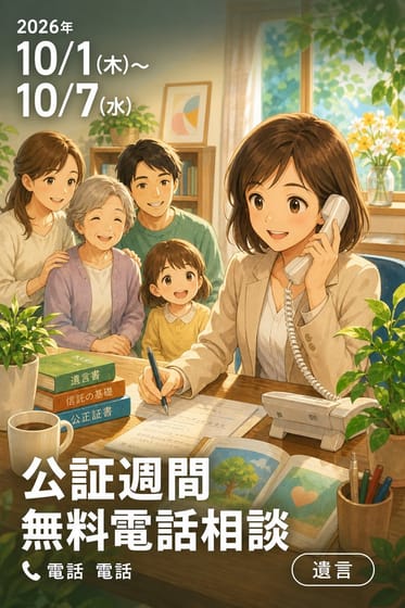 公証週間 無料電話相談
