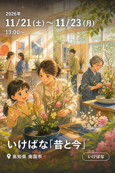 いけばな「昔と今」