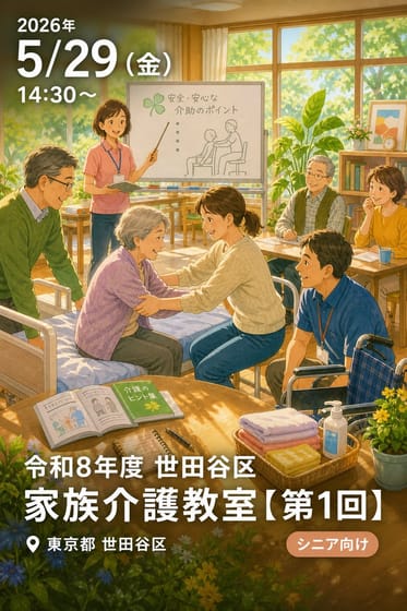 令和8年度 世田谷区 家族介護教室【第1回】