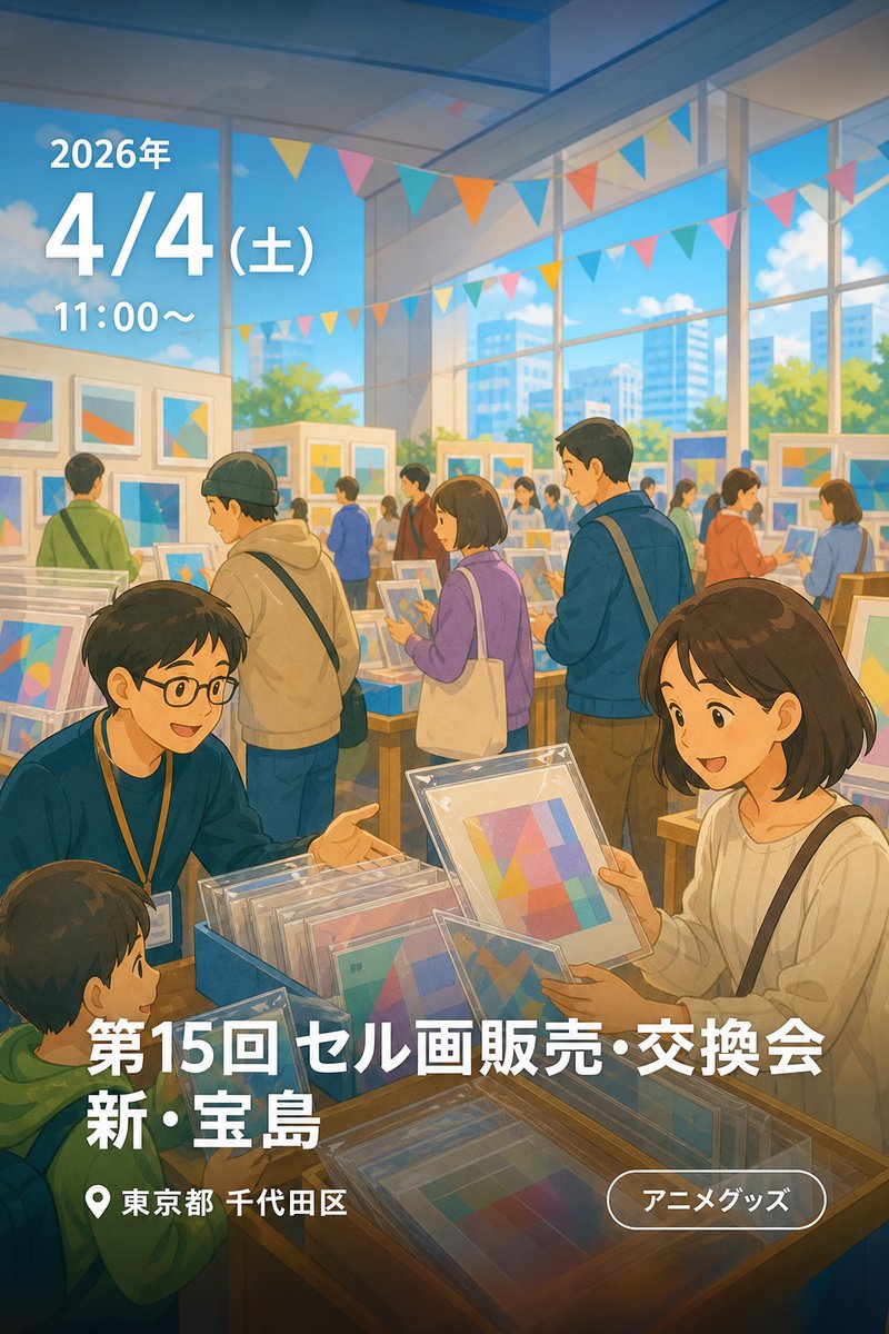 第15回 セル画販売・交換会 新・宝島