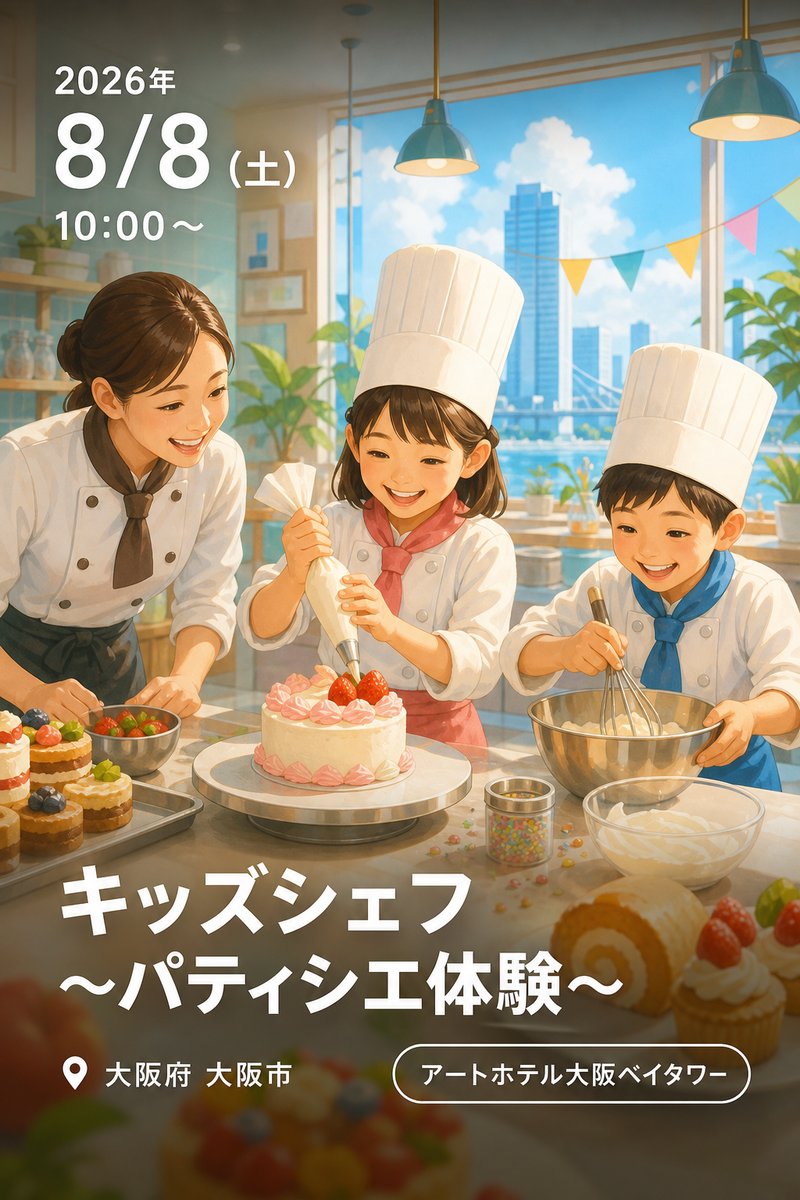 キッズシェフ～パティシエ体験～