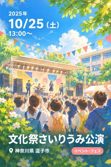 文化祭さいりうみ公演