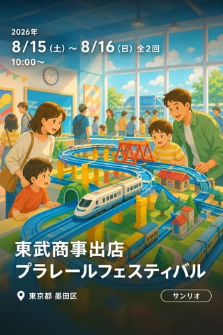 東武商事出店 プラレールフェスティバル
