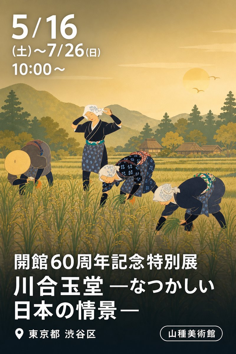開館60周年記念特別展 川合玉堂 ―なつかしい日本の情景―