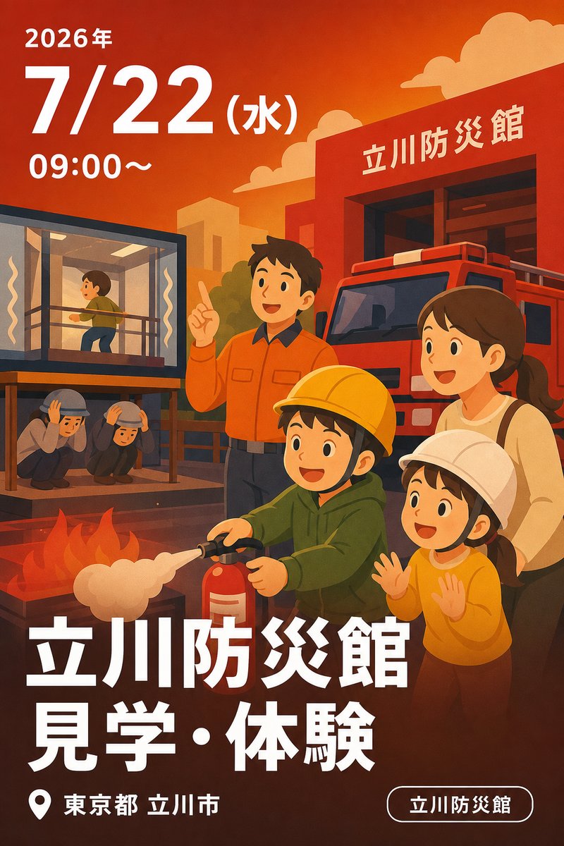 立川防災館 見学・体験