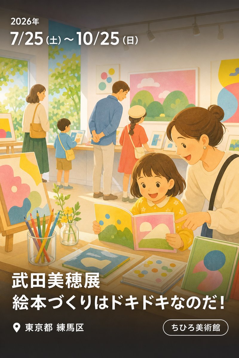 武田美穂展 絵本づくりはドキドキなのだ！