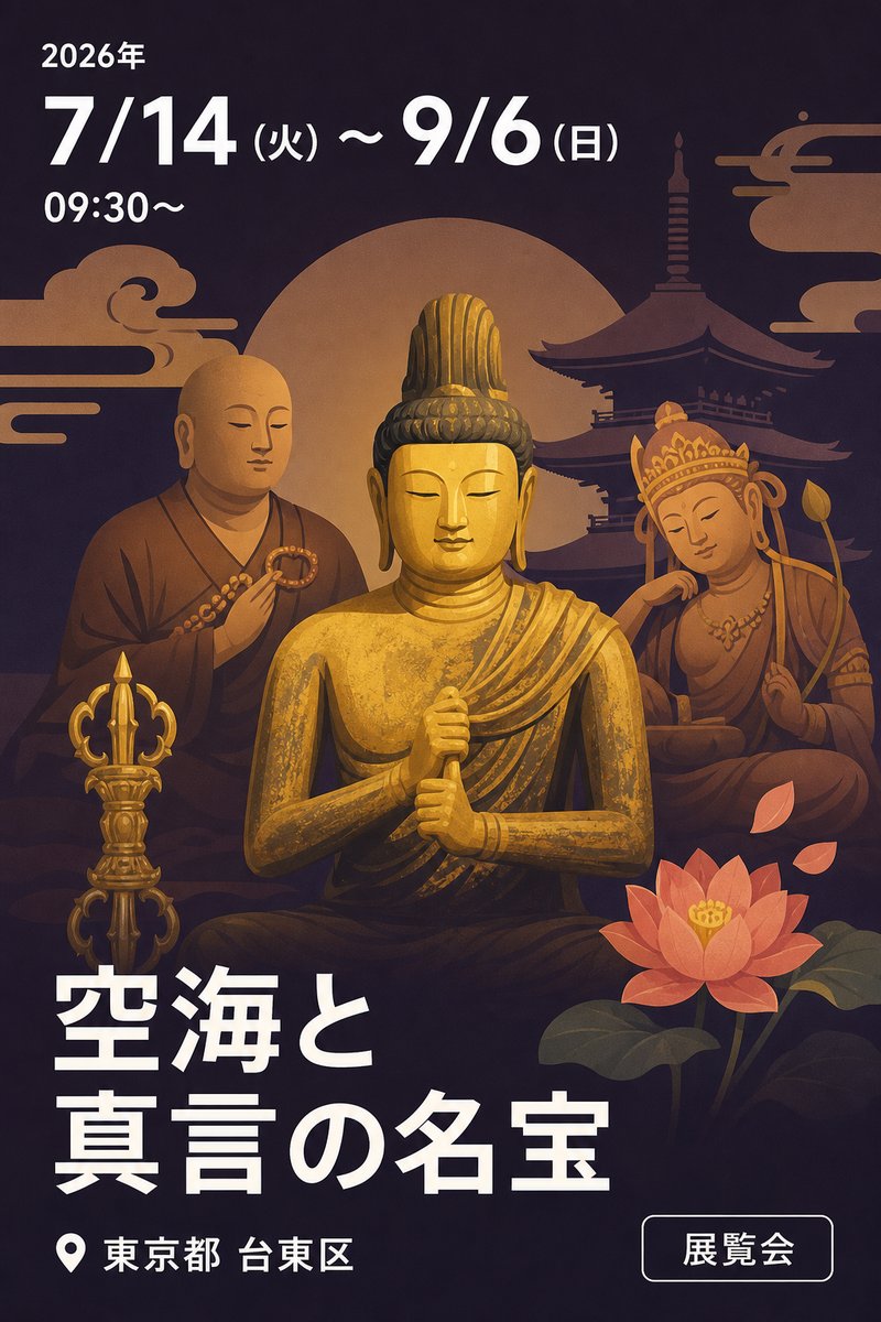 弘法大師生誕1250年記念 特別展 空海と真言の名宝