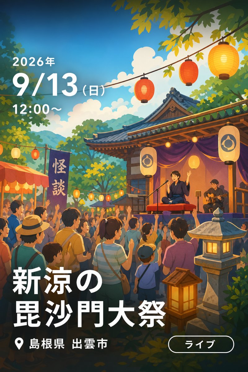 新涼の毘沙門大祭