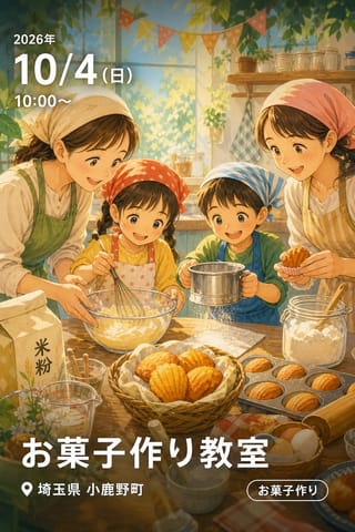 お菓子作り教室