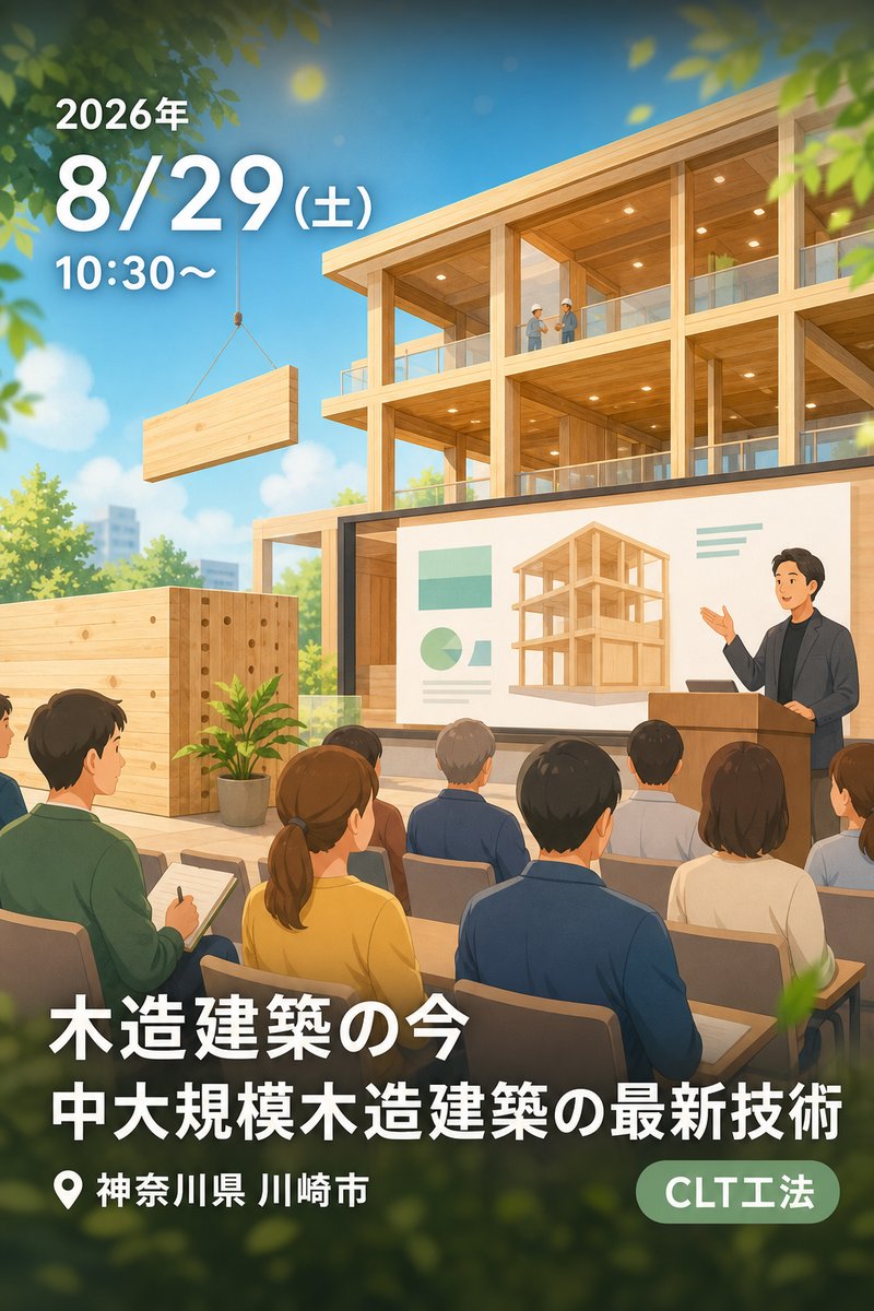 ものづくりギャラリー展示関連講演会「木造建築の今 中大規模木造建築の最新技術」