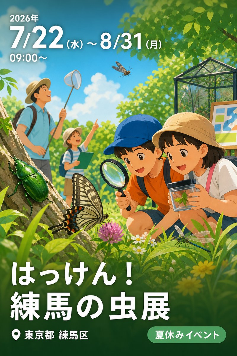 はっけん！練馬の虫展