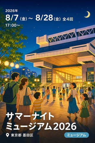 サマーナイトミュージアム2026 (東京都江戸東京博物館)