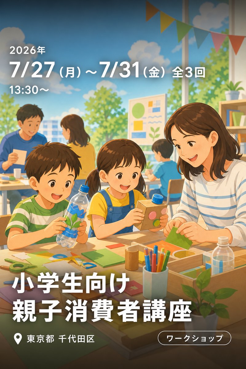 小学生向け 親子消費者講座