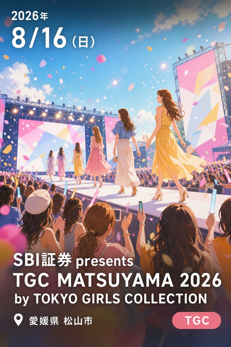 SBI証券 presents TGC MATSUYAMA 2026 by TOKYO GIRLS COLLECTION