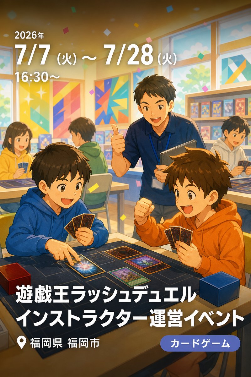 遊戯王ラッシュデュエル インストラクター運営イベント