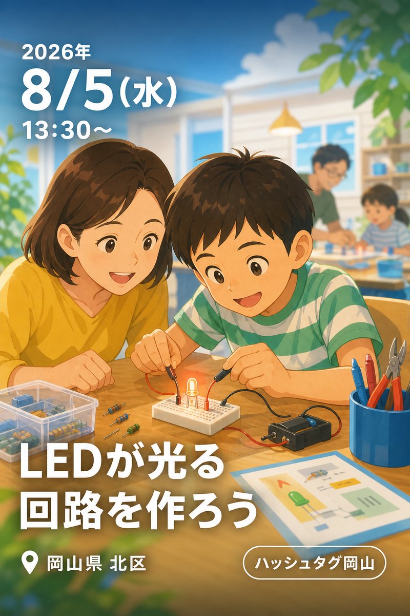 LEDが光る回路を作ろう