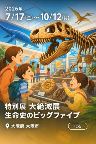 特別展 大絶滅展 生命史のビッグファイブ