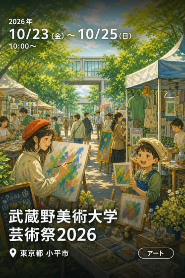 武蔵野美術大学芸術祭2026