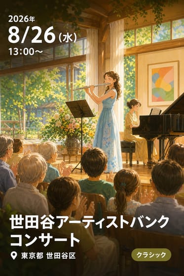 世田谷アーティストバンク コンサート (谷田 圭菜好)
