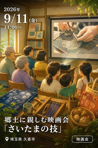 郷土に親しむ映画会「さいたまの技」